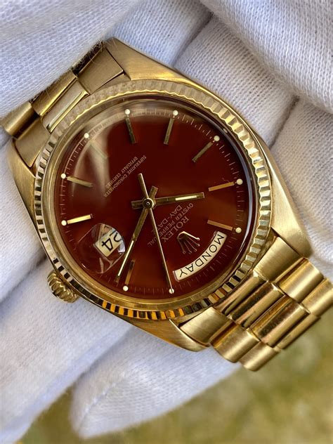 rolex 1803 stella dial for sale|rolex oxblood dials.